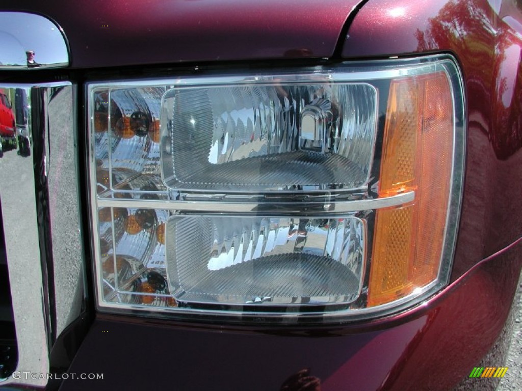 2008 Sierra 2500HD SLE Z71 Crew Cab 4x4 - Dark Crimson Red Metallic / Ebony photo #27