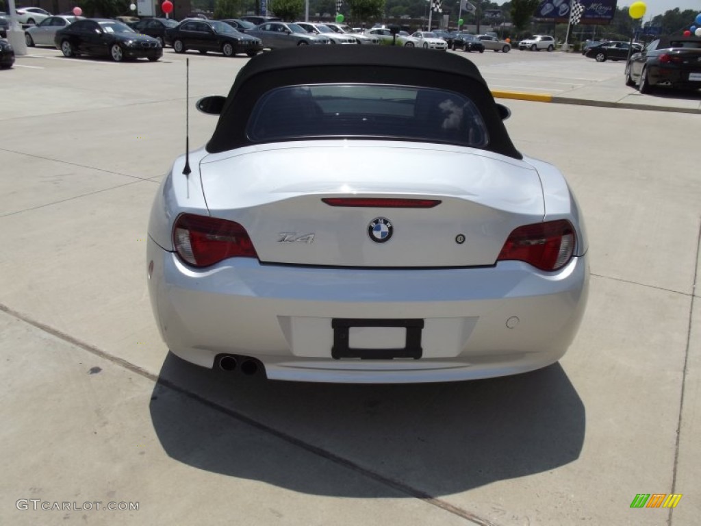 2008 Z4 3.0i Roadster - Titanium Silver Metallic / Black photo #8