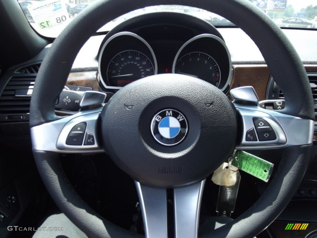 2008 Z4 3.0i Roadster - Titanium Silver Metallic / Black photo #9