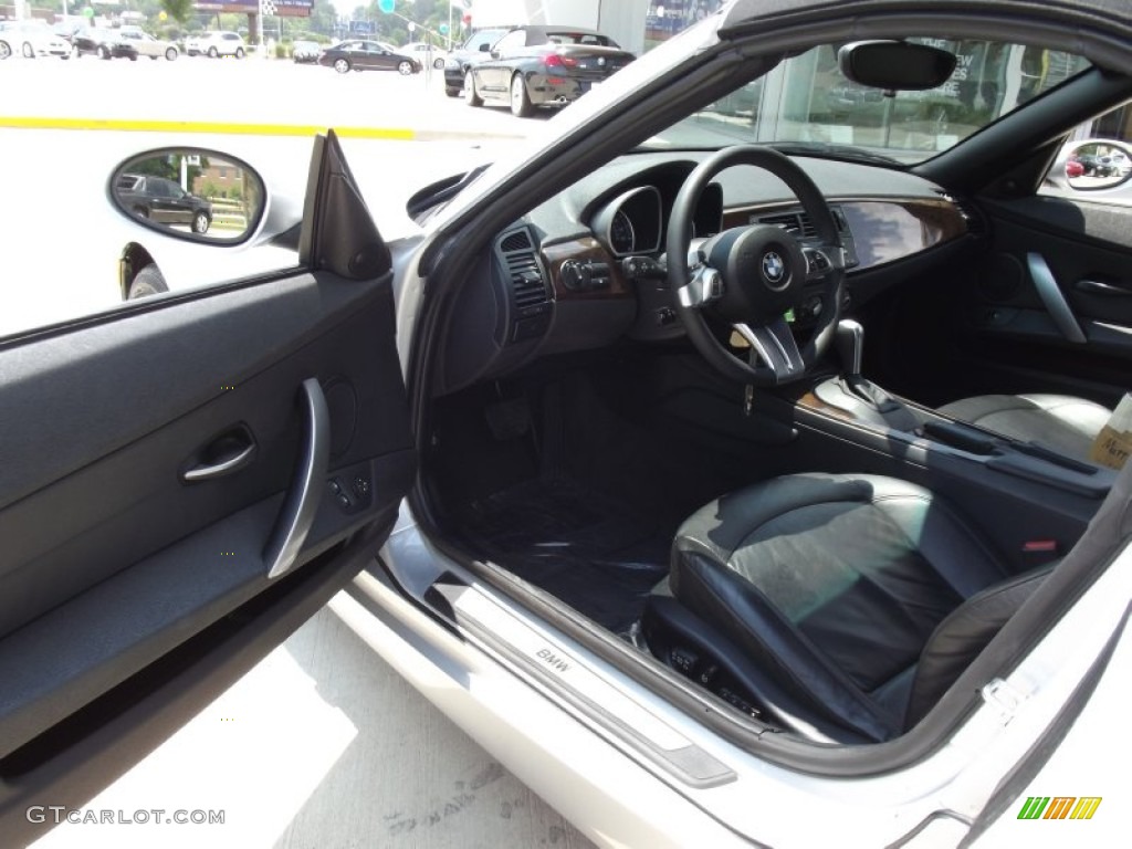 2008 Z4 3.0i Roadster - Titanium Silver Metallic / Black photo #10