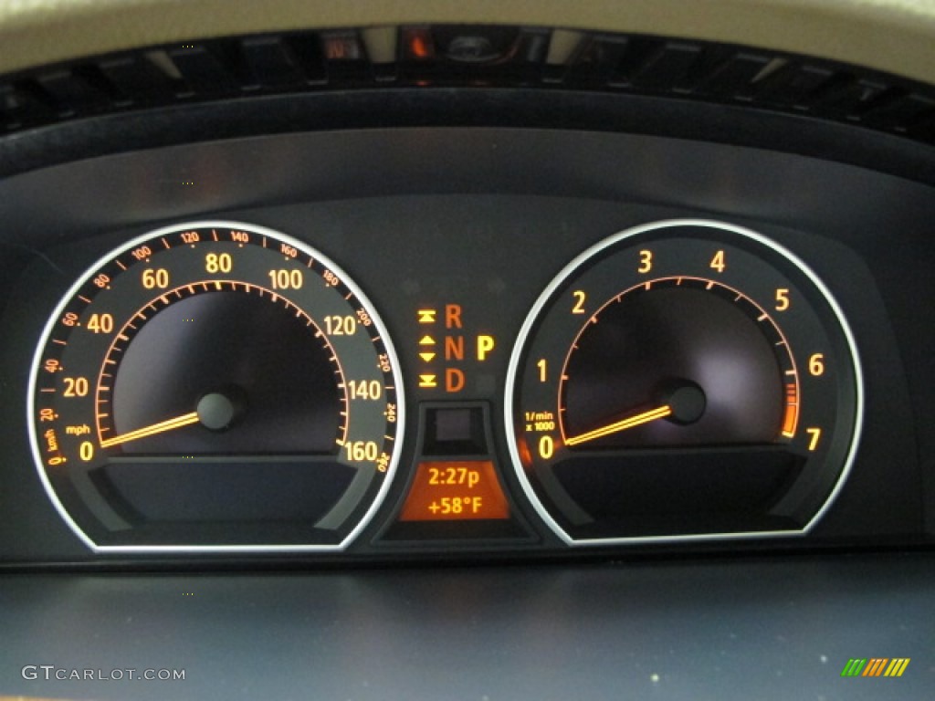 2003 7 Series 745i Sedan - Black Sapphire Metallic / Dark Beige/Beige III photo #28