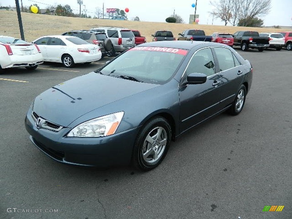 2005 Accord Hybrid Sedan - Graphite Pearl / Gray photo #4