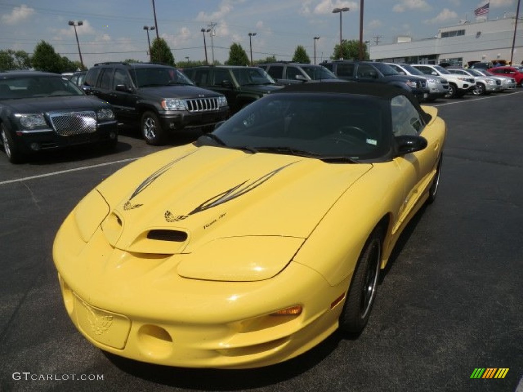 Collector Edition Yellow 2002 Pontiac Firebird Trans Am WS-6 Convertible Exterior Photo #65422419