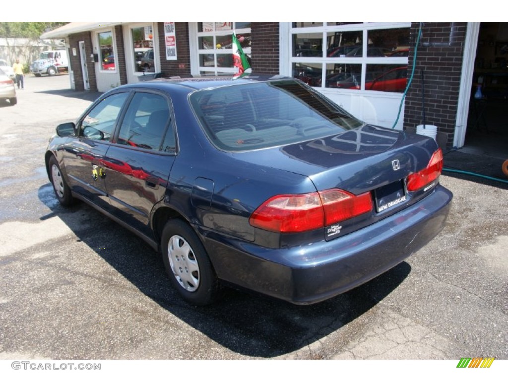 1999 Accord DX Sedan - Deep Velvet Blue Pearl / Gray photo #6