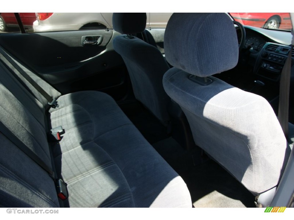 1999 Accord DX Sedan - Deep Velvet Blue Pearl / Gray photo #12