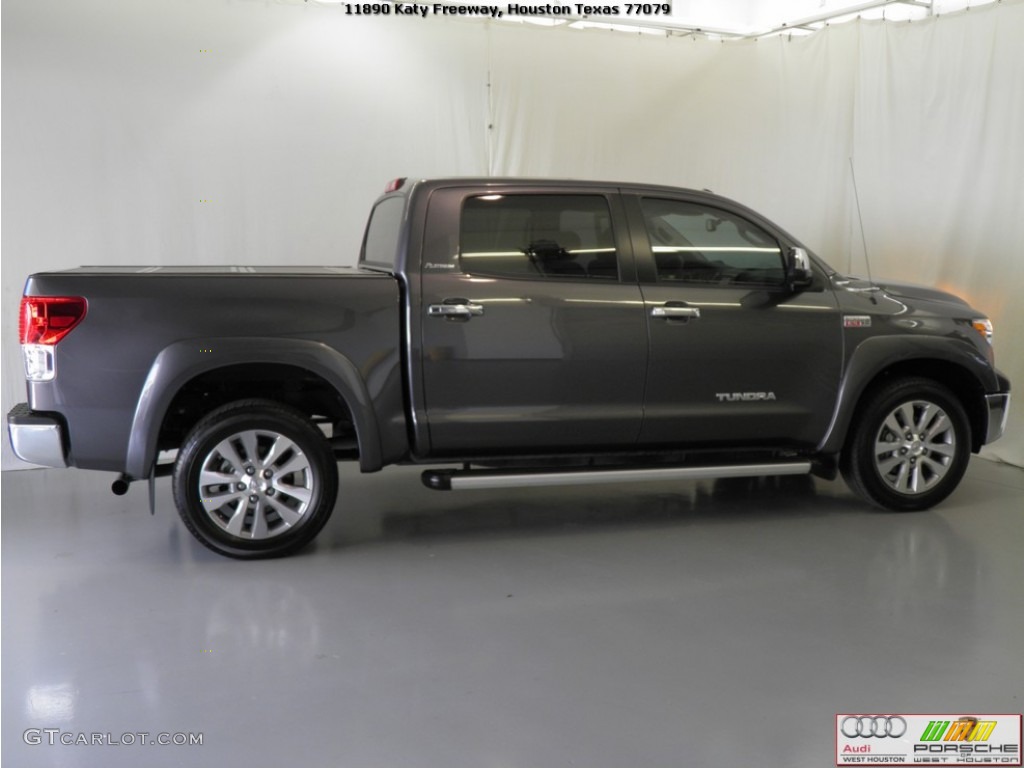 2011 Tundra Platinum CrewMax - Magnetic Gray Metallic / Graphite Gray photo #6