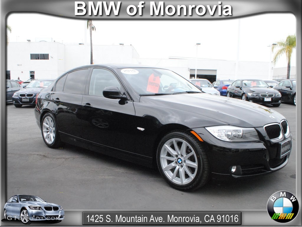 2010 3 Series 328i Sedan - Jet Black / Black photo #1