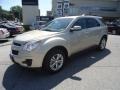 2010 Gold Mist Metallic Chevrolet Equinox LT AWD  photo #2