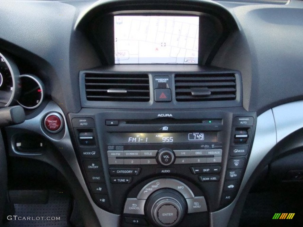 2010 Acura TL 3.7 SH-AWD Technology Controls Photo #65426634