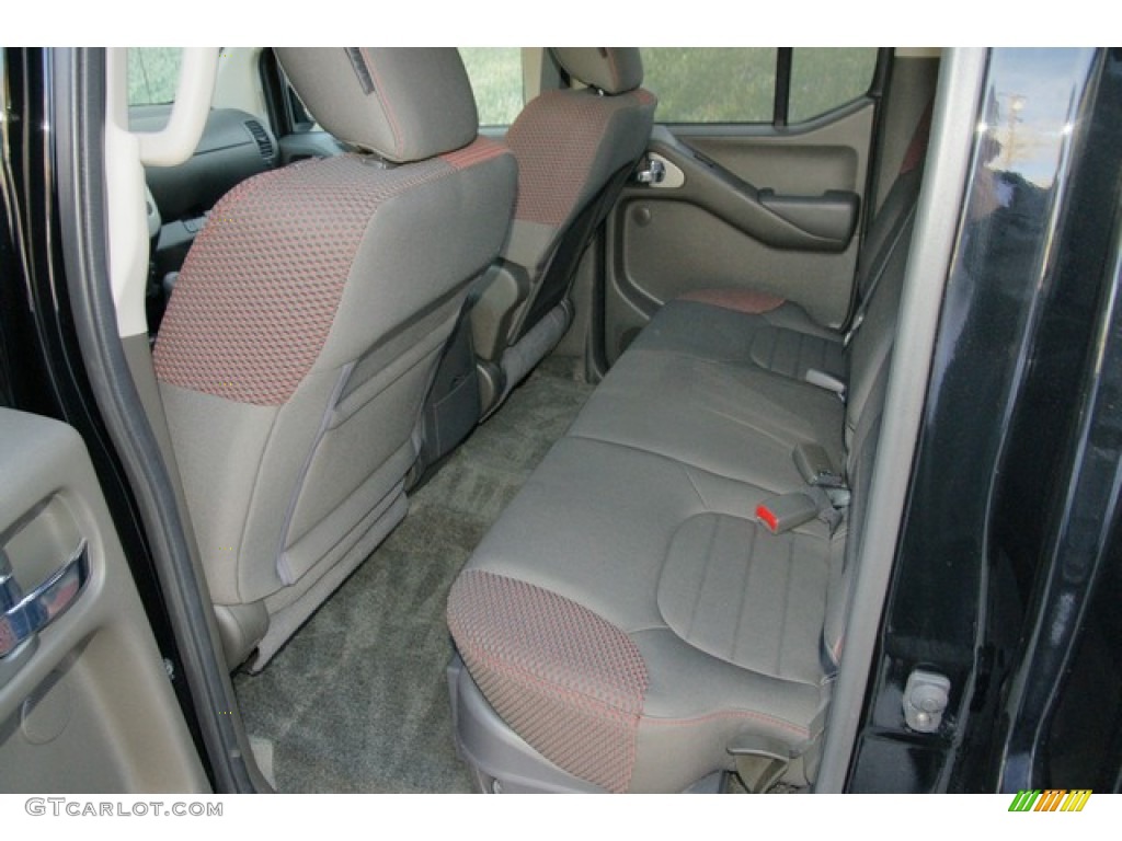 Pro 4X Graphite/Red Interior 2011 Nissan Frontier Pro-4X Crew Cab 4x4 Photo #65427732