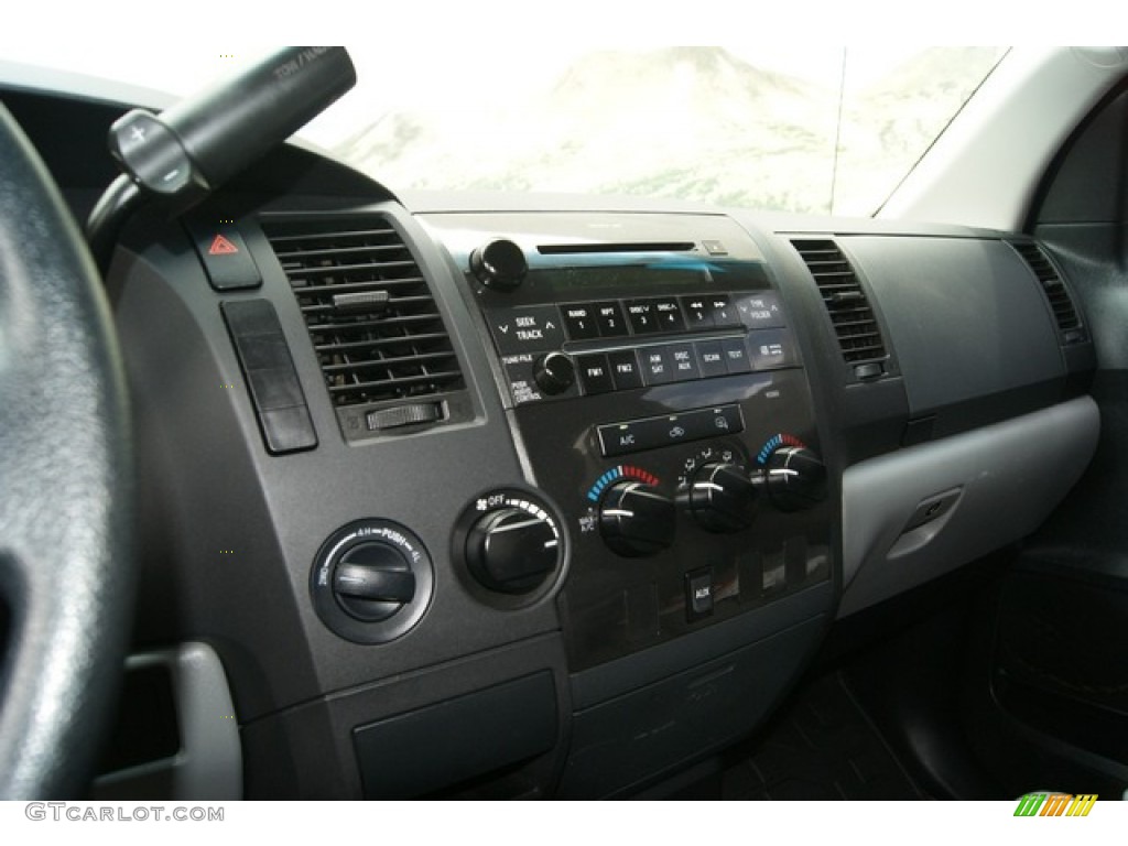 2010 Tundra Double Cab 4x4 - Super White / Graphite Gray photo #9