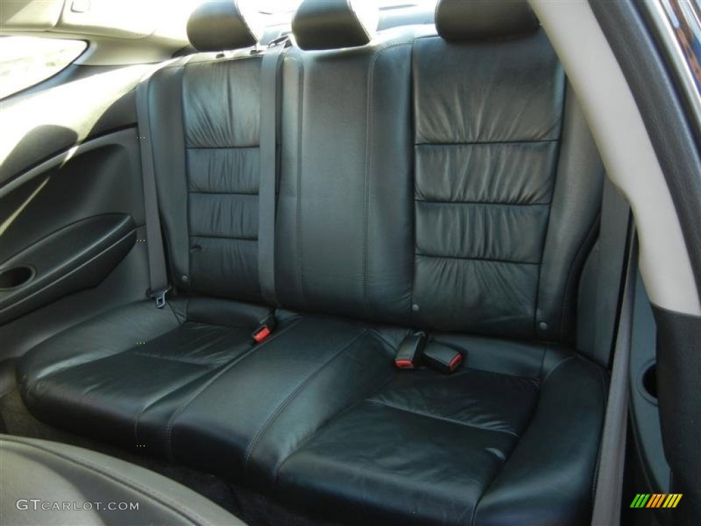 2009 Accord EX-L V6 Coupe - Crystal Black Pearl / Black photo #7