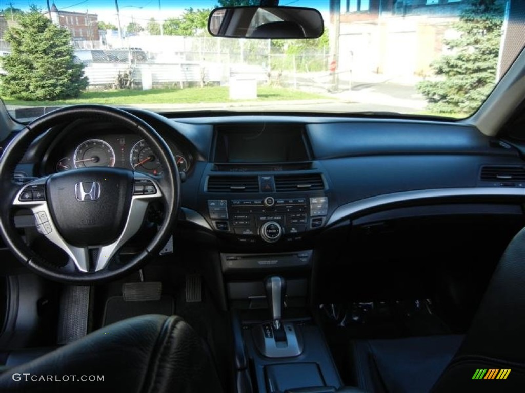 2009 Accord EX-L V6 Coupe - Crystal Black Pearl / Black photo #34