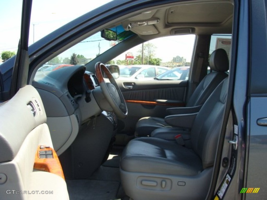 2008 Sienna Limited AWD - Slate Metallic / Stone photo #7