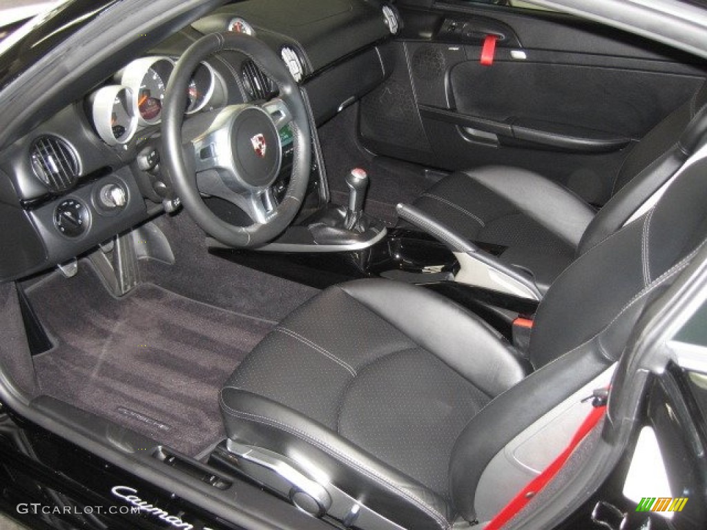Black Interior 2012 Porsche Cayman R Photo #65429289