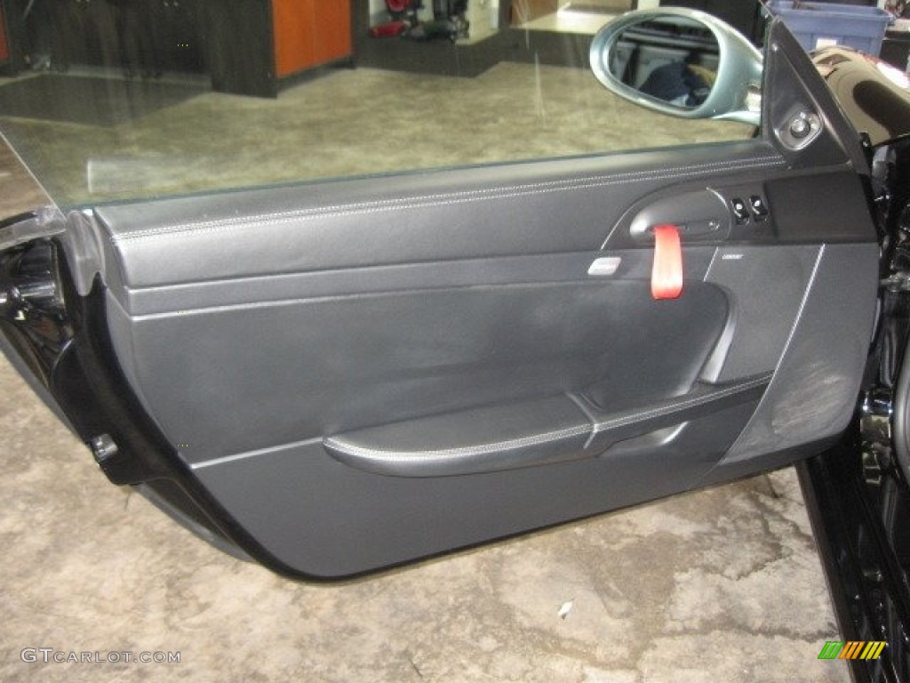 2012 Porsche Cayman R Black Door Panel Photo #65429358