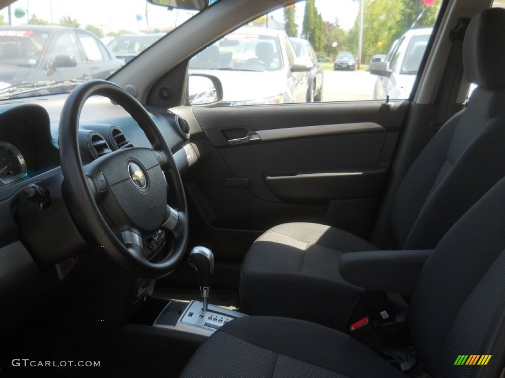 2010 Aveo LT Sedan - Black Granite / Charcoal photo #7
