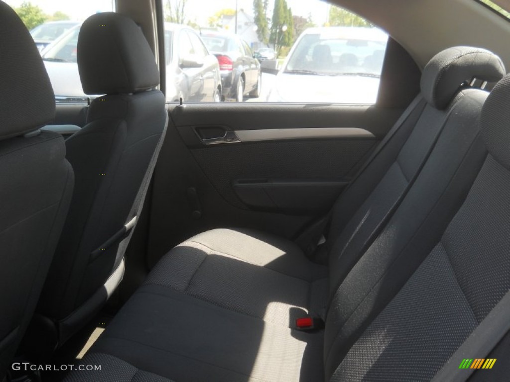 2010 Aveo LT Sedan - Black Granite / Charcoal photo #8