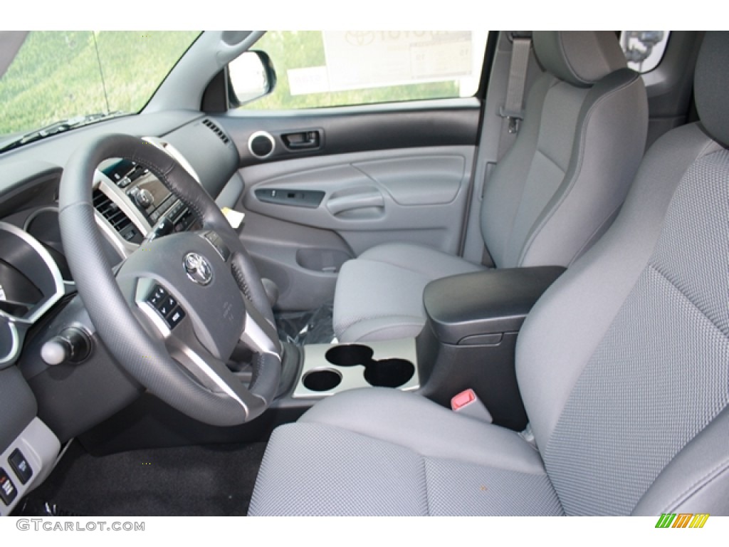 Graphite Interior 2012 Toyota Tacoma V6 TRD Access Cab 4x4 Photo #65429865
