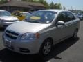 2010 Cosmic Silver Chevrolet Aveo LT Sedan  photo #1