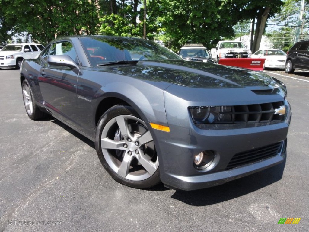 Cyber Gray Metallic 2010 Chevrolet Camaro SS/RS Coupe Exterior Photo #65430078