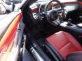 Black/Inferno Orange 2010 Chevrolet Camaro SS/RS Coupe Interior Color