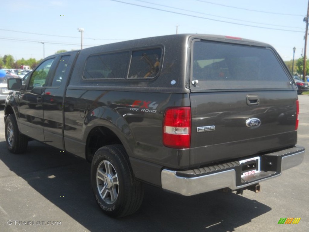 2006 F150 FX4 SuperCab 4x4 - Dark Shadow Grey Metallic / Medium/Dark Flint photo #13