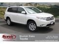 2012 Blizzard White Pearl Toyota Highlander V6 4WD  photo #1