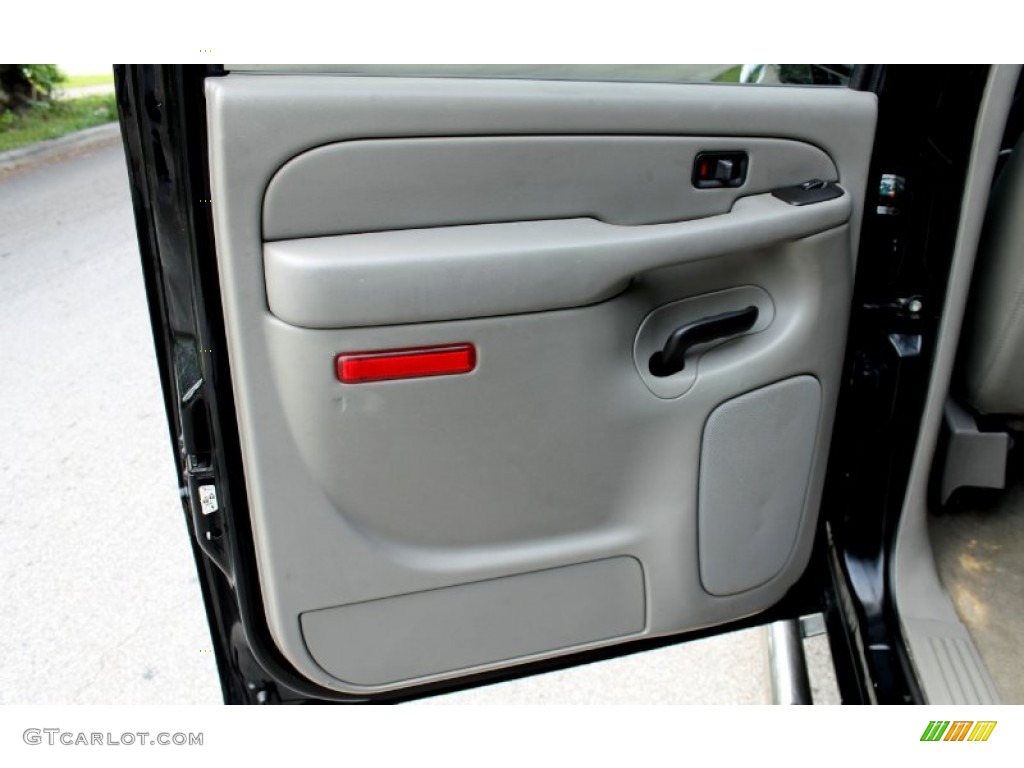 2006 GMC Sierra 3500 SLT Crew Cab 4x4 Dually Neutral Door Panel Photo #65431938