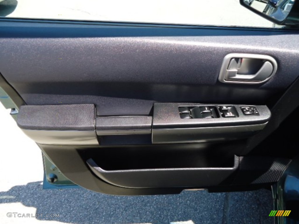 2005 Endeavor LS AWD - Machine Green Metallic / Charcoal photo #14