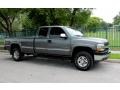 2001 Medium Charcoal Gray Metallic Chevrolet Silverado 2500HD LS Extended Cab 4x4  photo #4