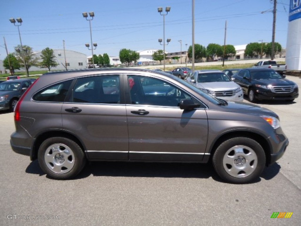 2009 CR-V LX 4WD - Urban Titanium Metallic / Black photo #6