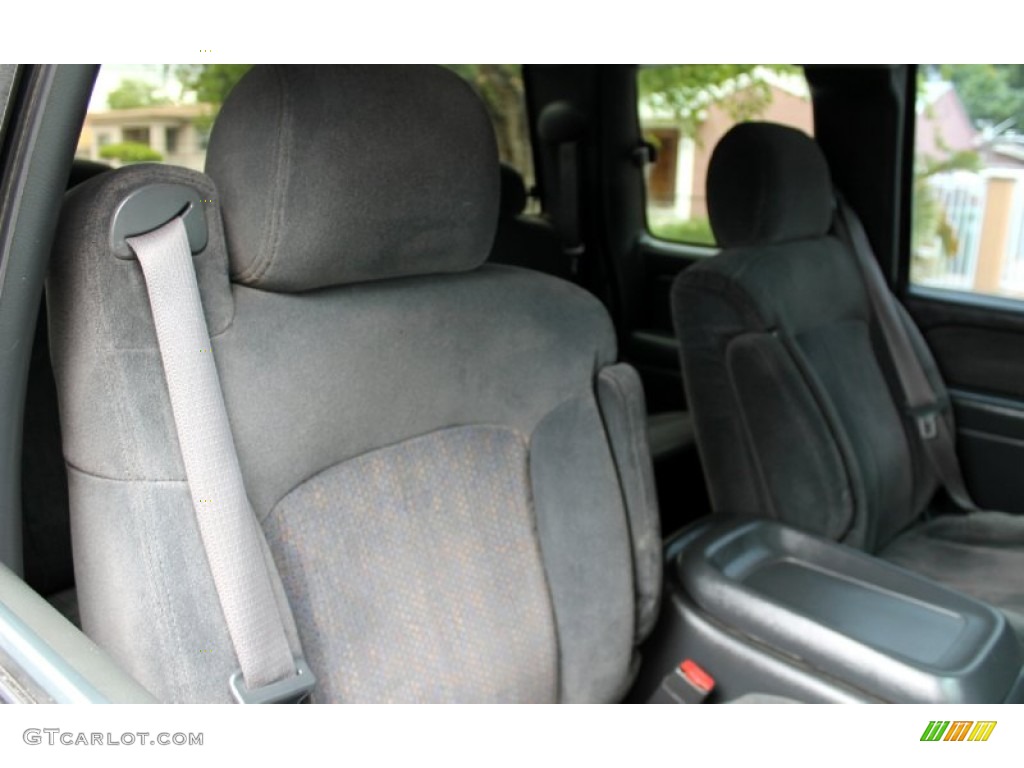 2001 Silverado 2500HD LS Extended Cab 4x4 - Medium Charcoal Gray Metallic / Graphite photo #38