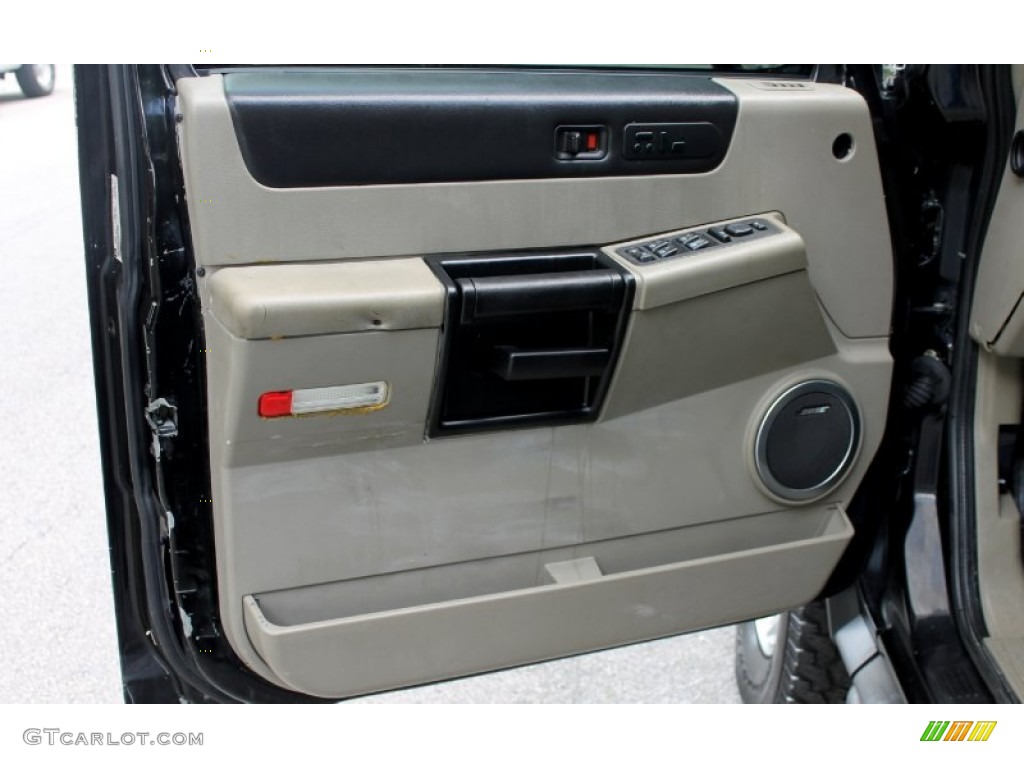 2003 Hummer H2 SUV Wheat Door Panel Photo #65433179