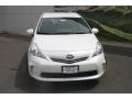 2012 Blizzard White Pearl Toyota Prius v Two Hybrid  photo #2