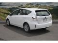 2012 Blizzard White Pearl Toyota Prius v Two Hybrid  photo #3