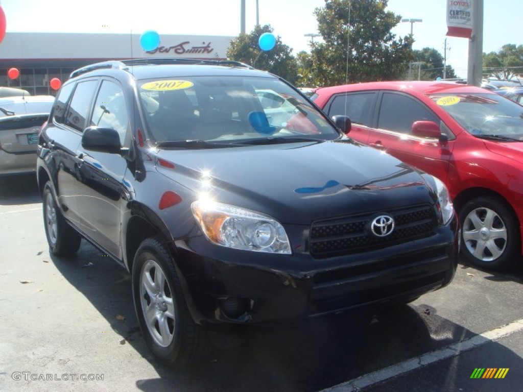 2007 RAV4 4WD - Black / Ash Gray photo #1