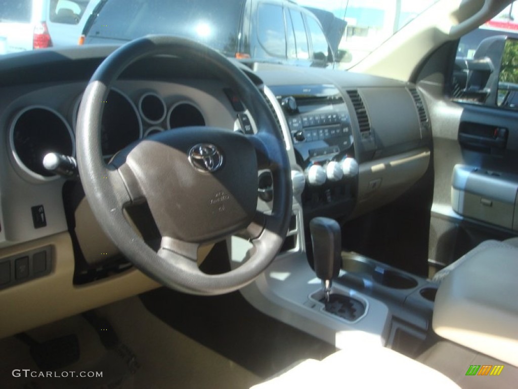 2007 Tundra SR5 TRD Double Cab - Salsa Red Pearl / Beige photo #16