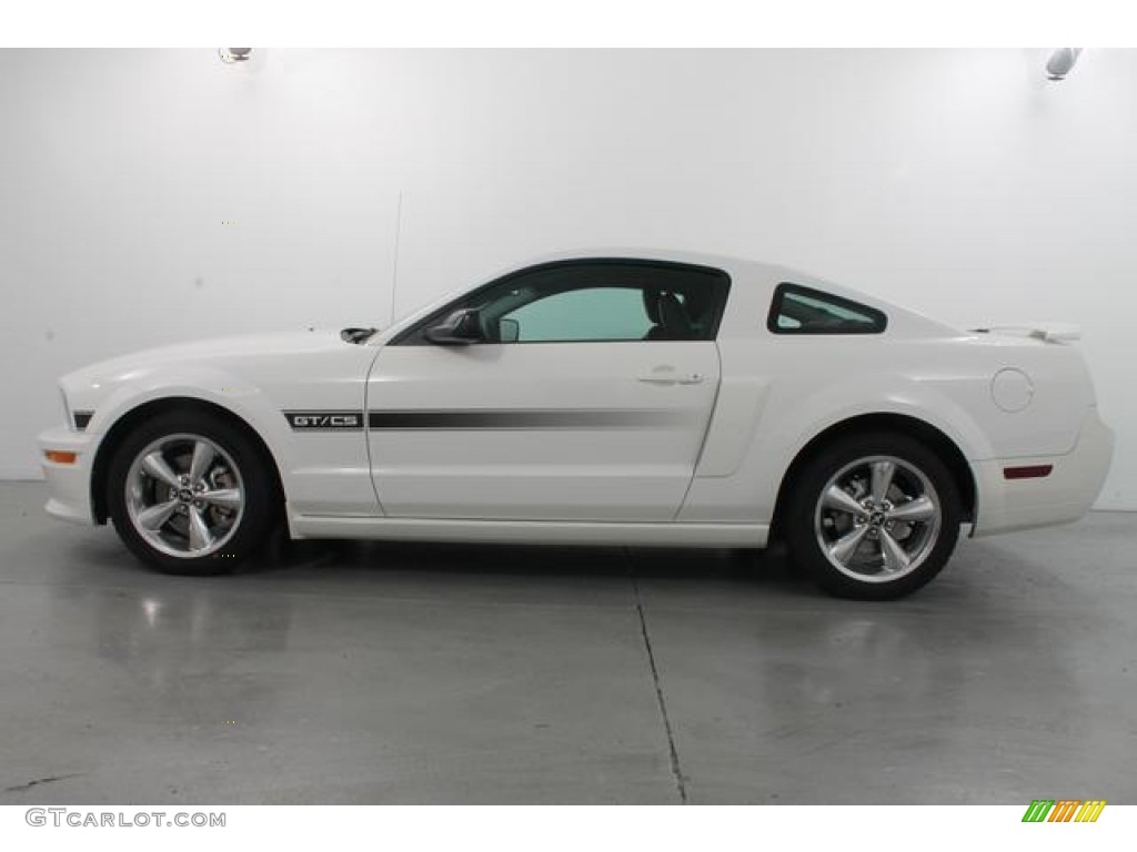 2008 Mustang GT/CS California Special Coupe - Performance White / Charcoal Black/Dove photo #8