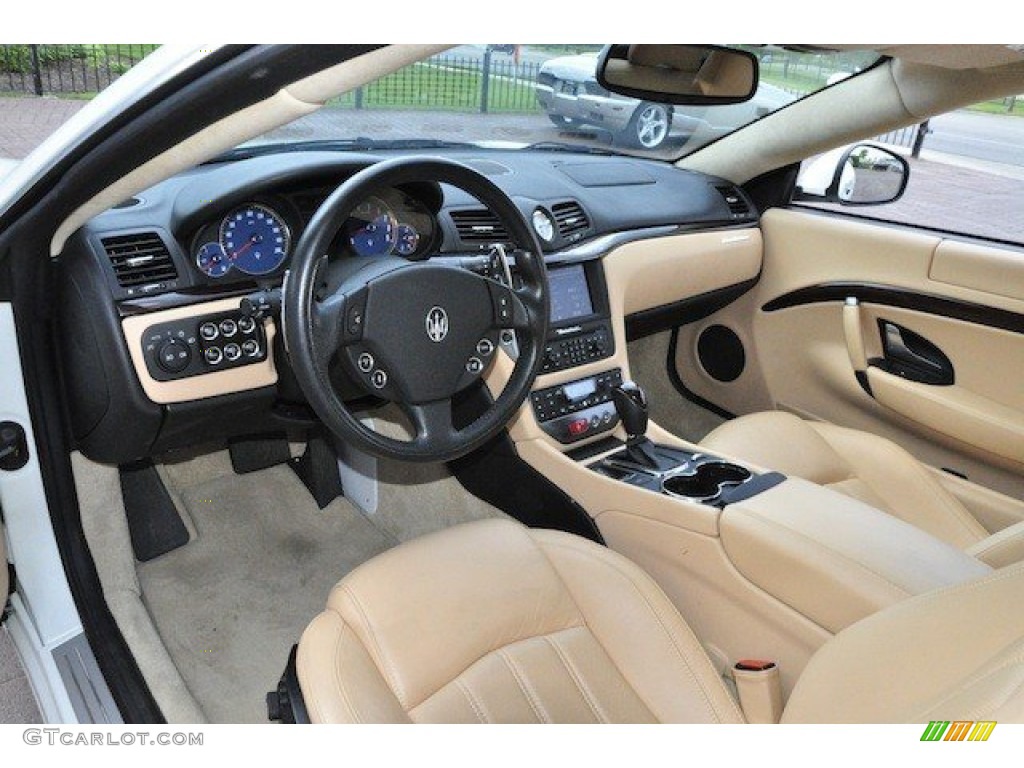 Beige Interior 2009 Maserati GranTurismo Standard GranTurismo Model Photo #65436342