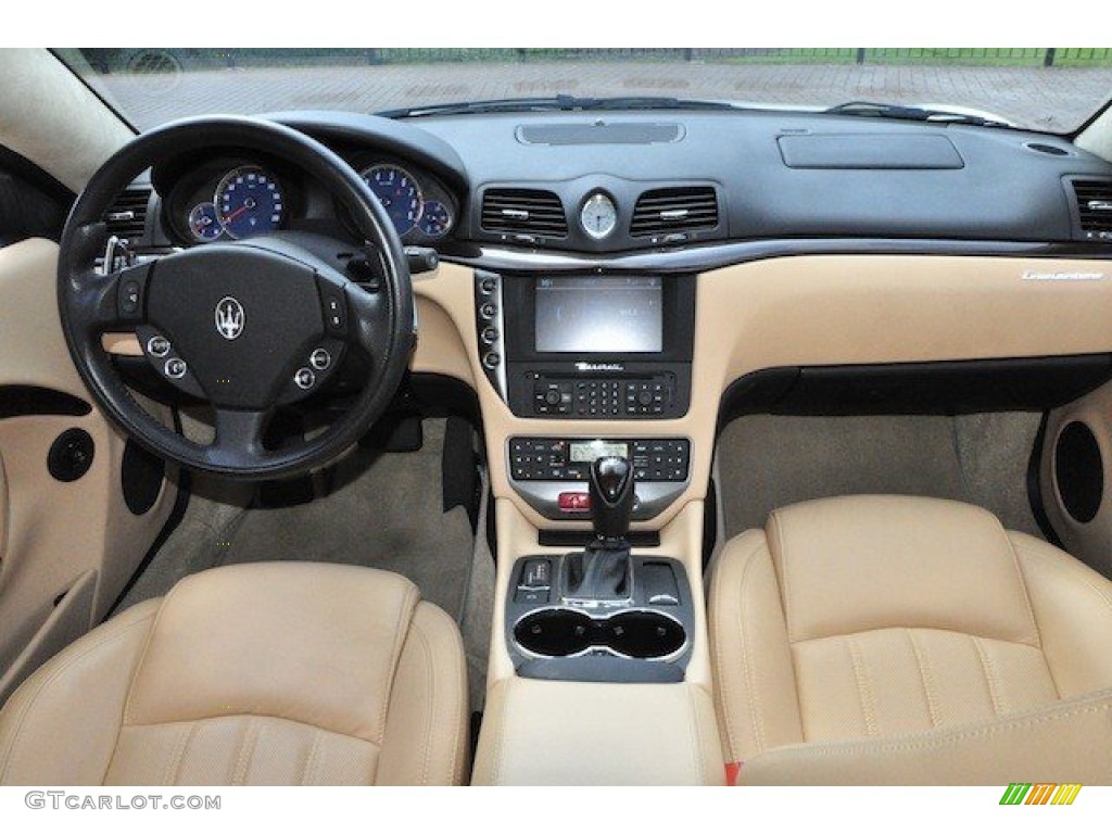2009 Maserati GranTurismo Standard GranTurismo Model Beige Dashboard Photo #65436378