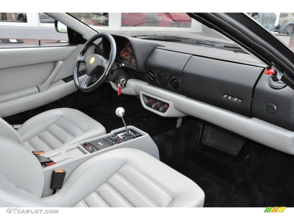 Grey Interior 1995 Ferrari F512 M Standard F512 M Model Photo #65436786