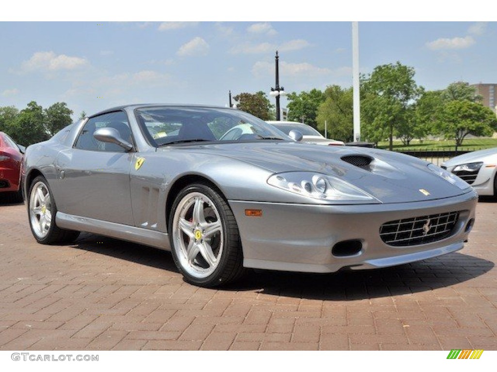 Grigio Titanio (Light Grey) 2005 Ferrari 575 Superamerica Roadster F1 Exterior Photo #65436893