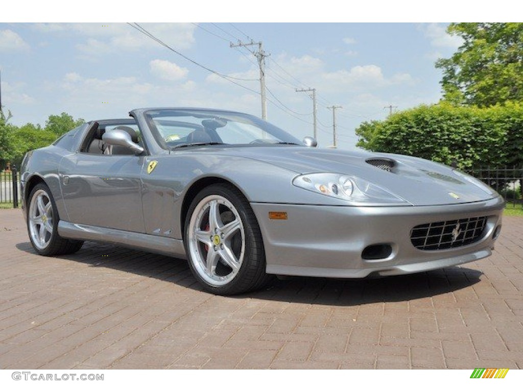 Grigio Titanio (Light Grey) 2005 Ferrari 575 Superamerica Roadster F1 Exterior Photo #65436921