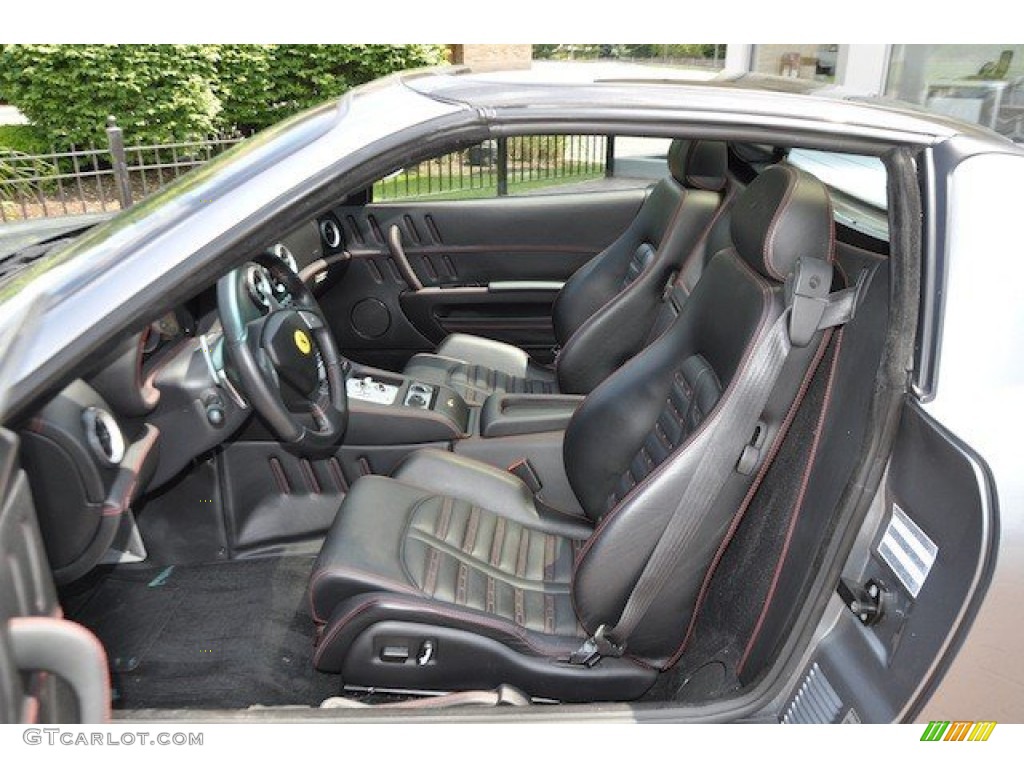 Nero Interior 2005 Ferrari 575 Superamerica Roadster F1 Photo #65437020