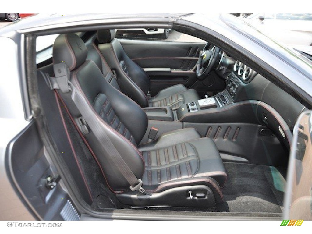Nero Interior 2005 Ferrari 575 Superamerica Roadster F1 Photo #65437125