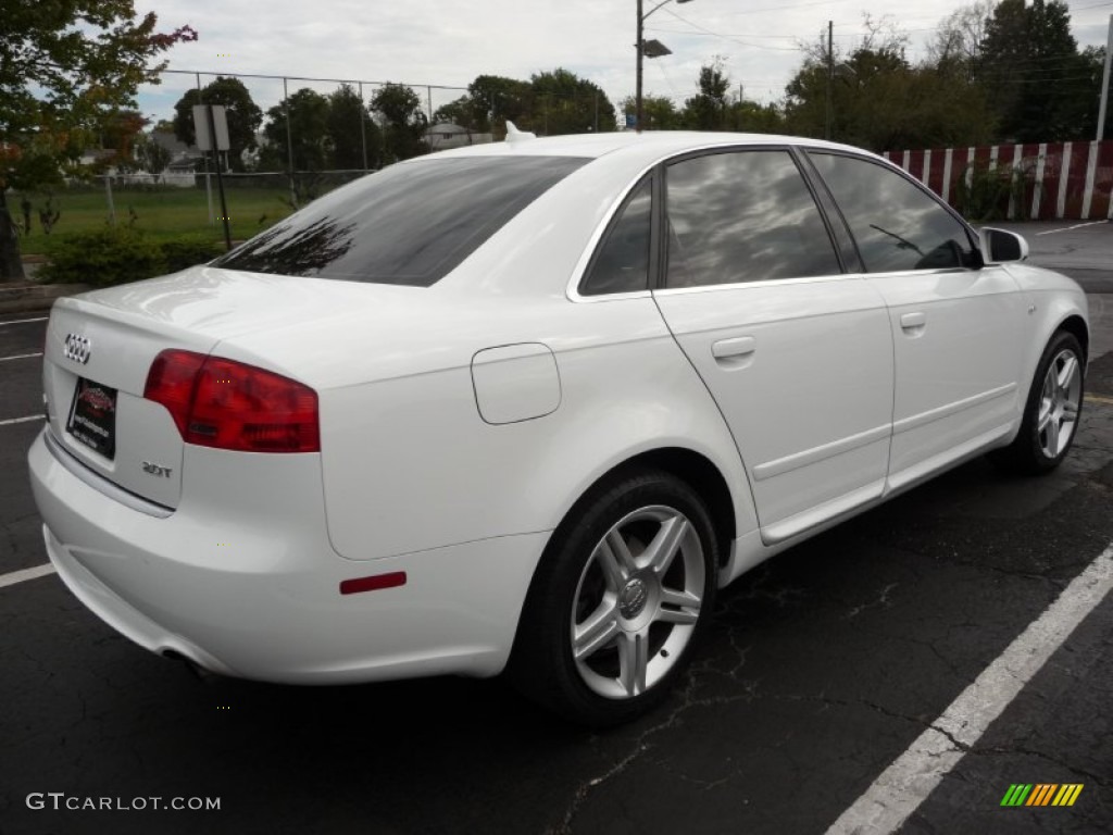 2008 A4 2.0T Sedan - Ibis White / Black photo #4