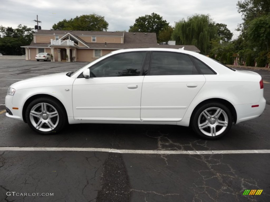 Ibis White 2008 Audi A4 2.0T Sedan Exterior Photo #65437698