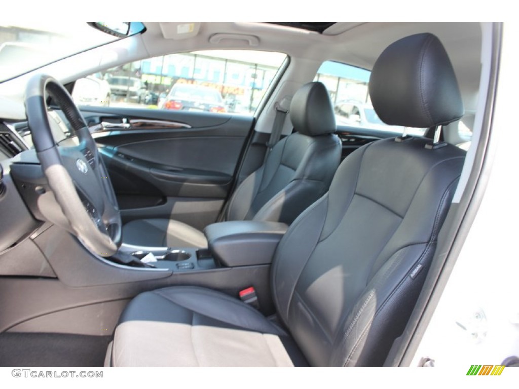 2011 Sonata Limited - Pearl White / Gray photo #10