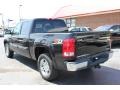 2008 Onyx Black GMC Sierra 1500 SLT Crew Cab 4x4  photo #2